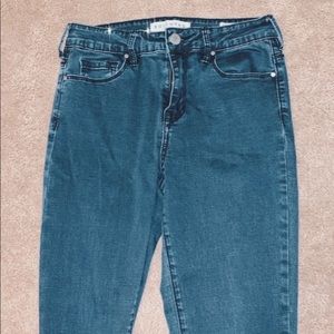 BULLHEAD DARK BLUE SKINNY JEANS no rips